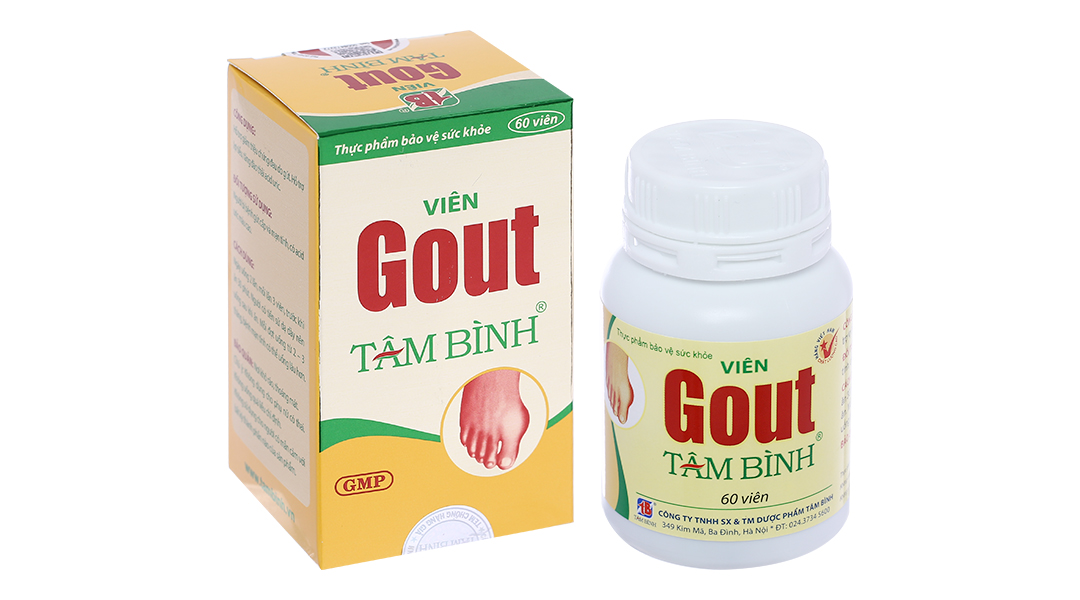 thực phẩm chức năng trị gout